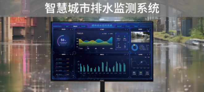 智慧排水監測系統，可視化管理，助力城市水利水務建設